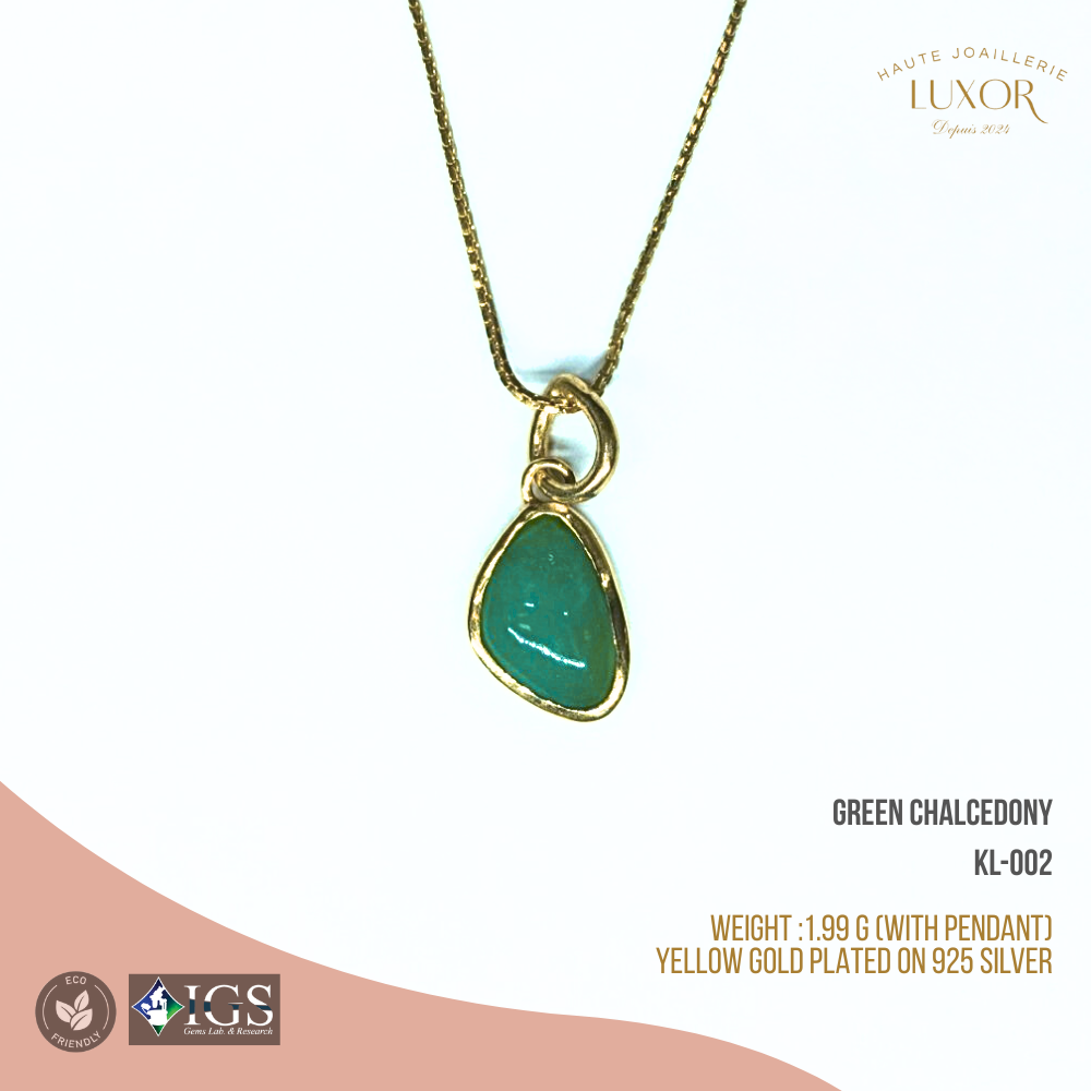 Natural Opal Gemstone Necklace KL-002 - LUXOR