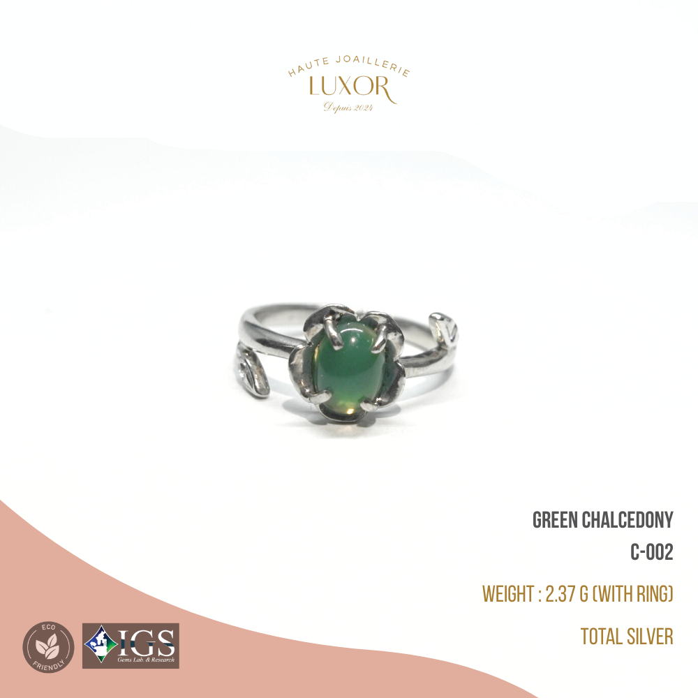 Gemstone Ring Oval Cabochon C-002 - LUXOR