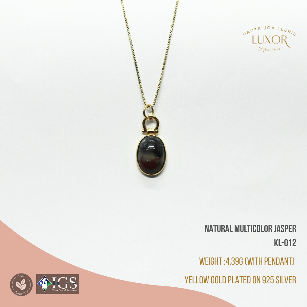 Natural Multicolor Jasper Necklace