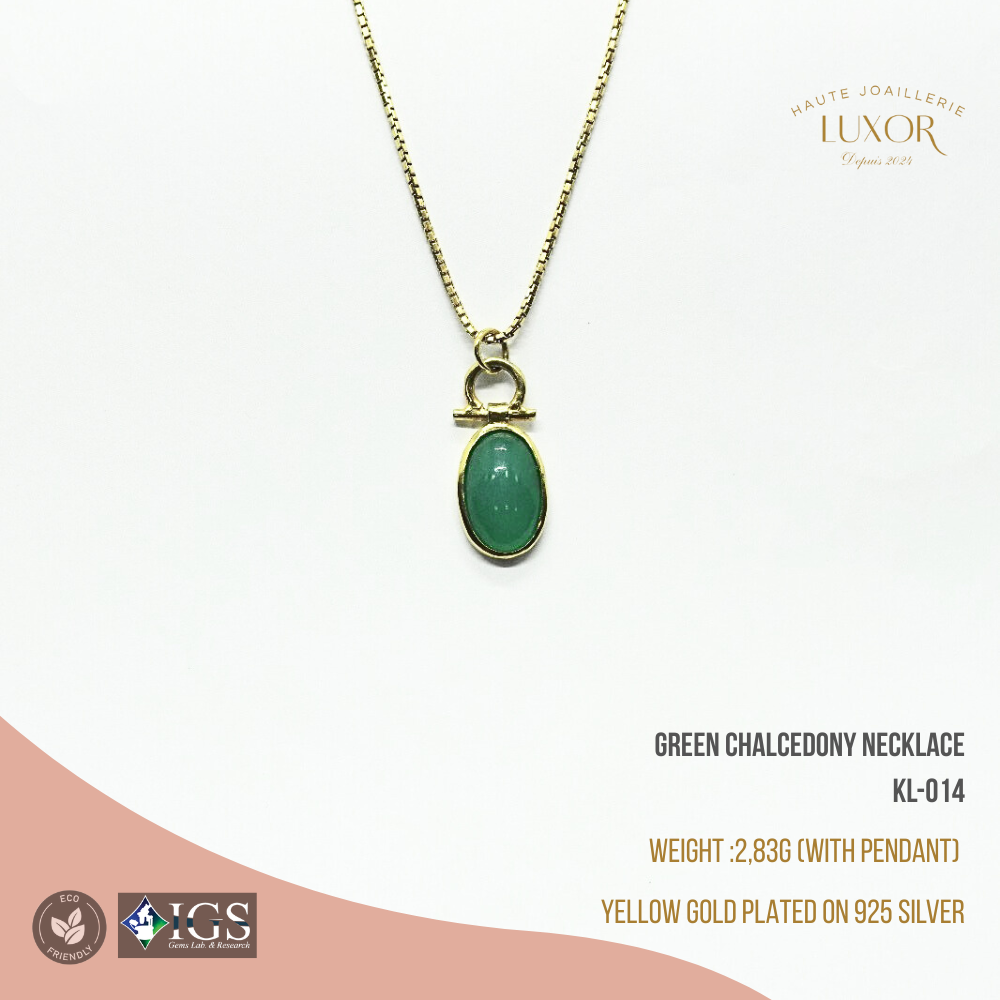Green Chalcedony Necklace