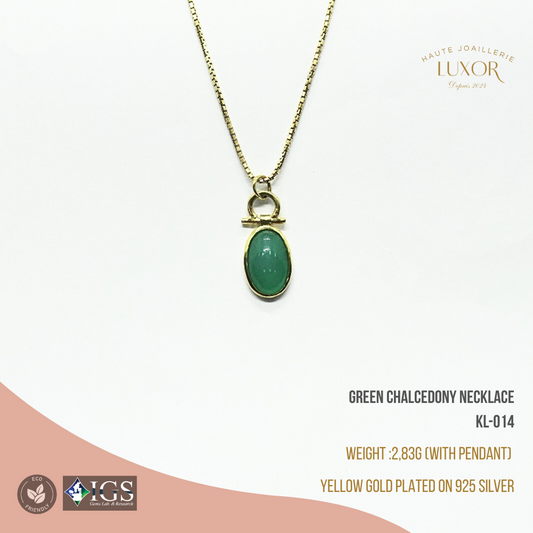 Green Chalcedony Necklace
