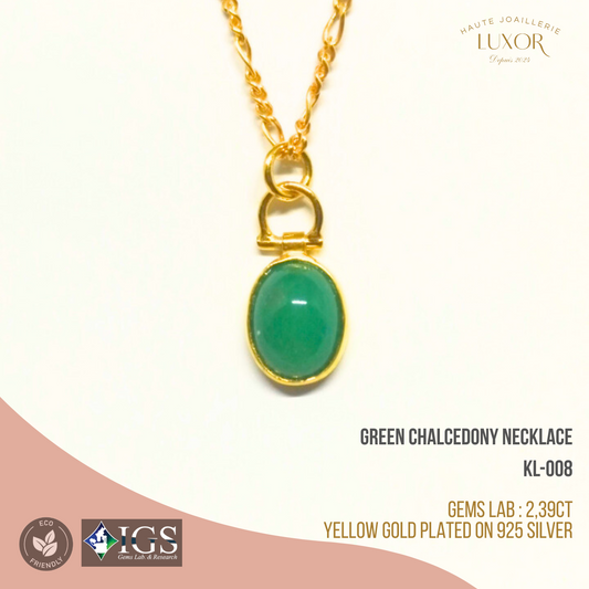 Green Chalcedony Necklace