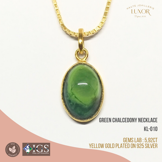 Green Chalcedony Necklace
