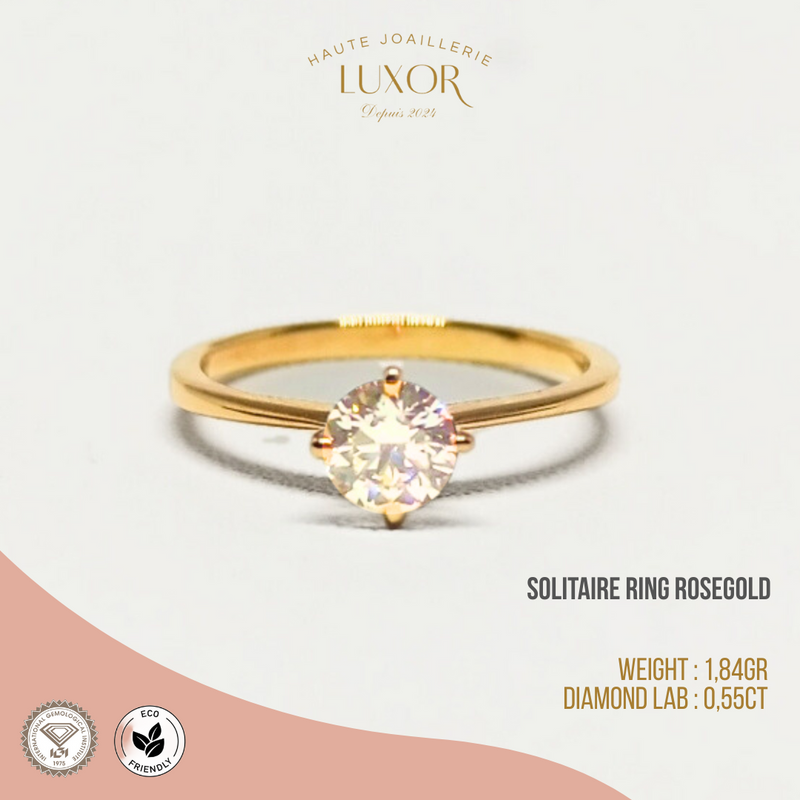 Solitaire Ring Rosegold