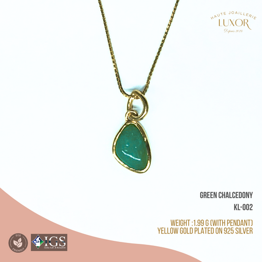 Natural Opal Gemstone Necklace KL-002 - LUXOR