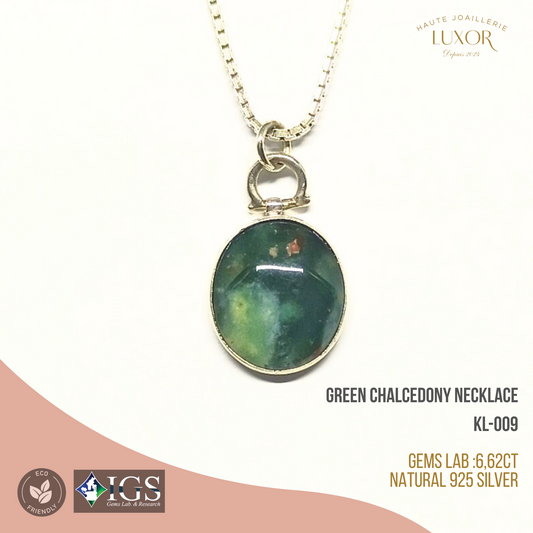 Green Chalcedony Necklace